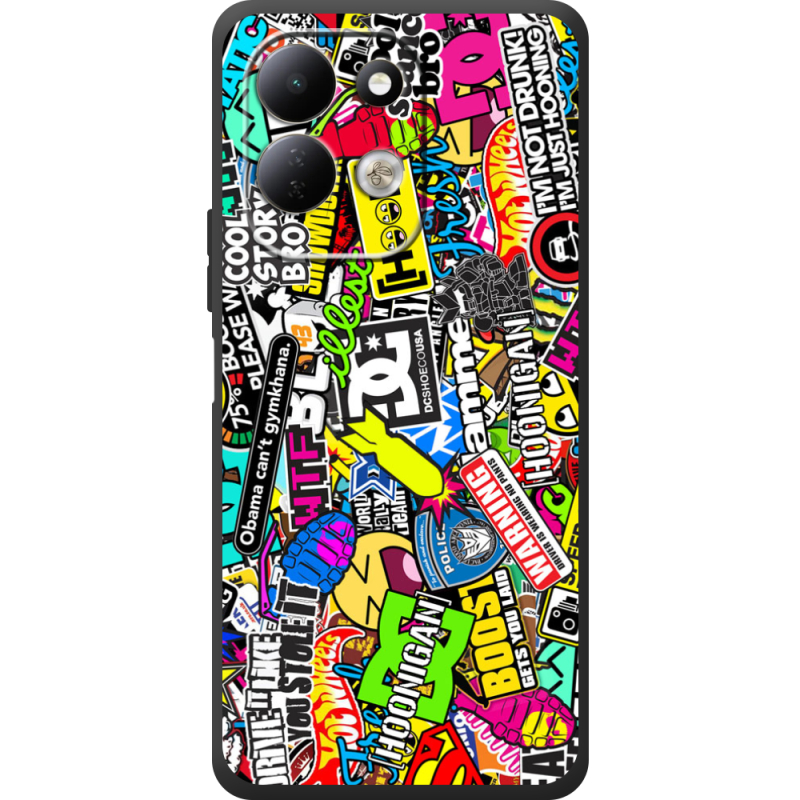 Чохол BoxFace Xiaomi Redmi 17 Multicolored Inscriptions
