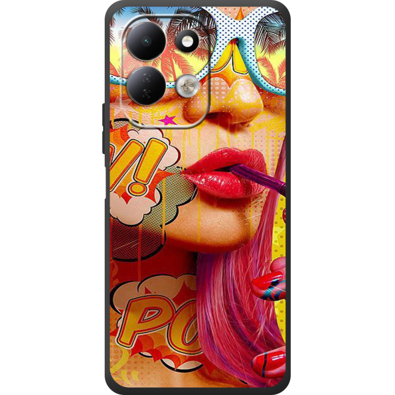 Чохол BoxFace Xiaomi Redmi 17 Yellow Girl Pop Art