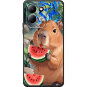 Чохол BoxFace Xiaomi Redmi 17 Капібара з кавуном