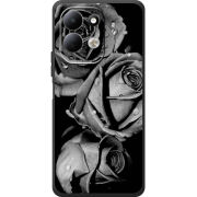 Чохол BoxFace Xiaomi Redmi 17 Black and White Roses