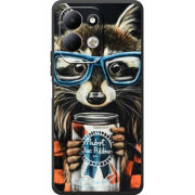 Чохол BoxFace Xiaomi Redmi 17 Енот с банкой