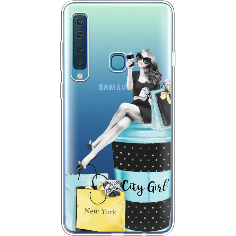 Прозрачный чехол Uprint Samsung A920 Galaxy A9 2018 City Girl