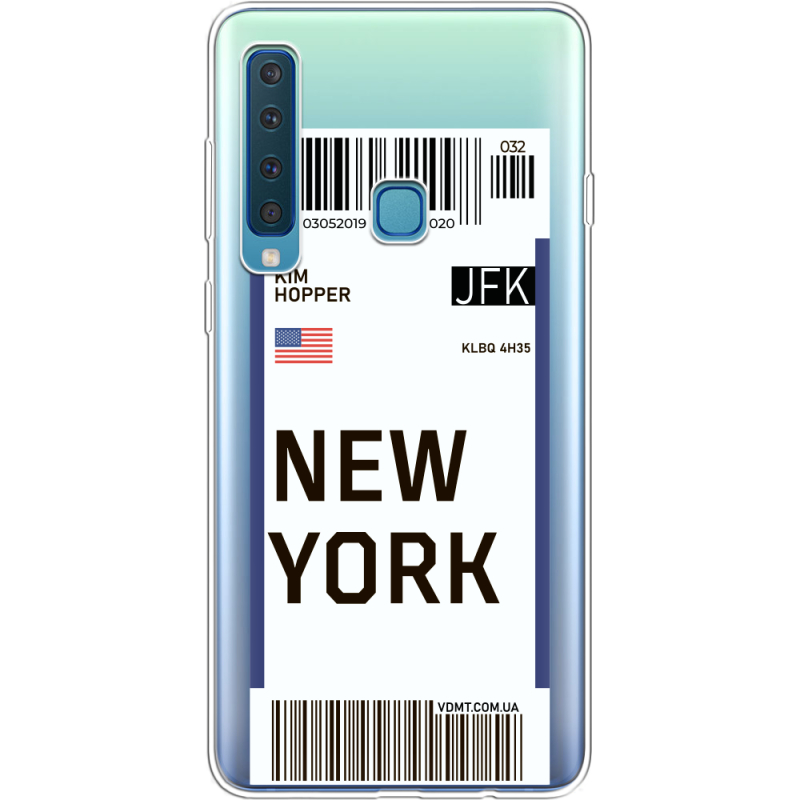 Прозрачный чехол Uprint Samsung A920 Galaxy A9 2018 Ticket New York