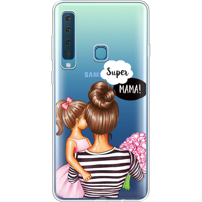 Прозрачный чехол Uprint Samsung A920 Galaxy A9 2018 Super Mama and Daughter