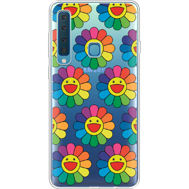 Прозрачный чехол Uprint Samsung A920 Galaxy A9 2018 Hippie Flowers