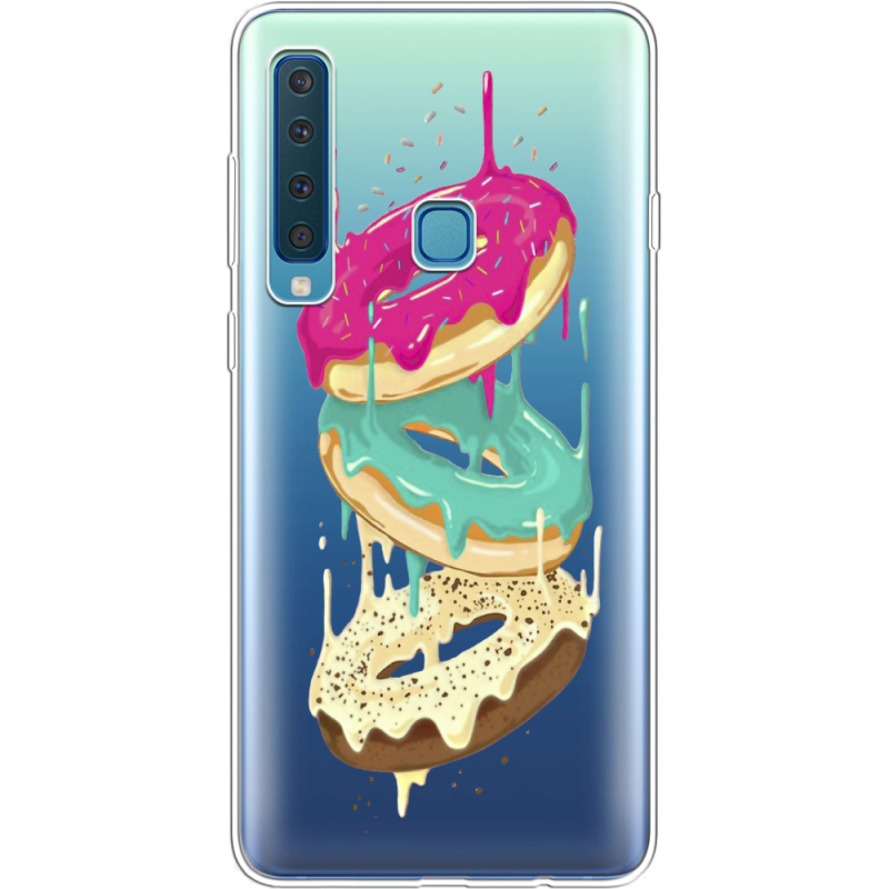 Прозрачный чехол Uprint Samsung A920 Galaxy A9 2018 Donuts