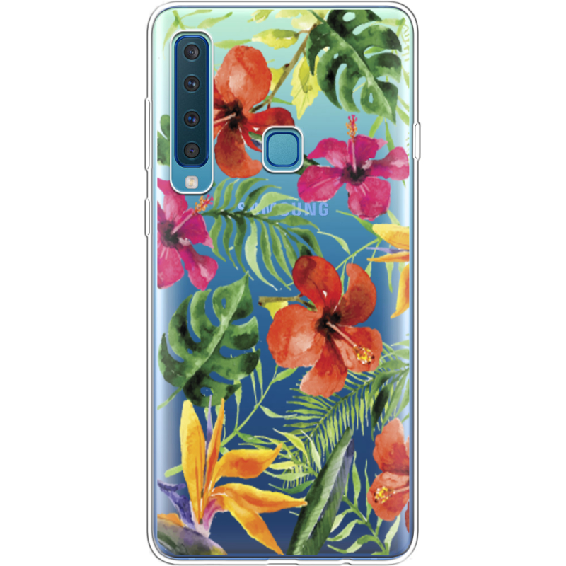 Прозрачный чехол Uprint Samsung A920 Galaxy A9 2018 Tropical Flowers