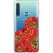 Прозрачный чехол Uprint Samsung A920 Galaxy A9 2018 Red Poppies