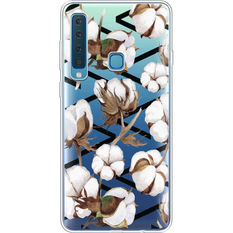 Прозрачный чехол Uprint Samsung A920 Galaxy A9 2018 Cotton flowers