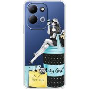 Прозорий чохол BoxFace Xiaomi Redmi 17 City Girl
