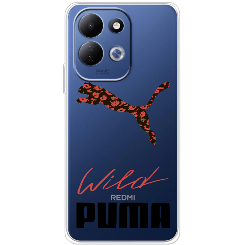 Прозорий чохол BoxFace Xiaomi Redmi 17 Wild Cat