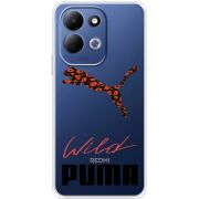 Прозорий чохол BoxFace Xiaomi Redmi 17 Wild Cat