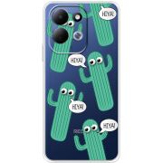 Прозорий чохол BoxFace Xiaomi Redmi 17 с 3D-глазками HIYA