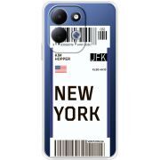 Прозорий чохол BoxFace Xiaomi Redmi 17 Ticket New York
