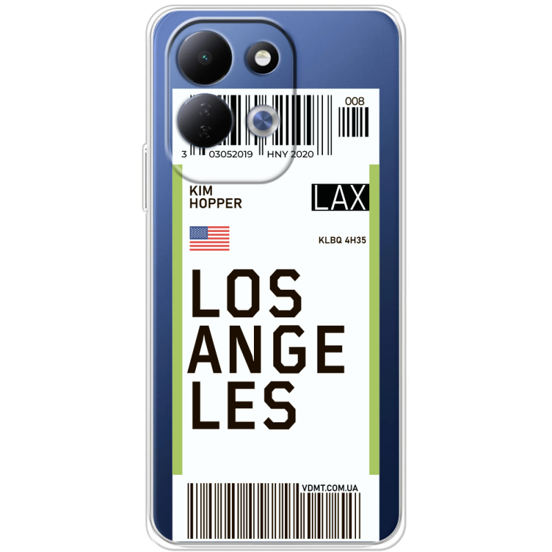 Прозорий чохол BoxFace Xiaomi Redmi 17 Ticket Los Angeles
