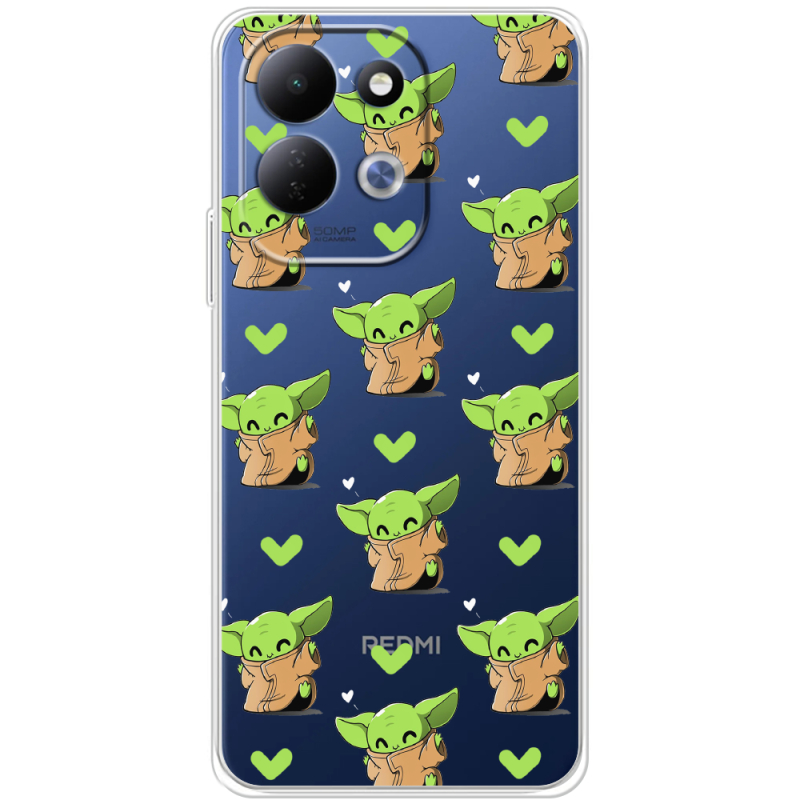 Прозорий чохол BoxFace Xiaomi Redmi 17 Pattern Baby Yoda