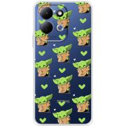 Прозорий чохол BoxFace Xiaomi Redmi 17 Pattern Baby Yoda