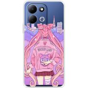 Прозорий чохол BoxFace Xiaomi Redmi 17 Wiked Lady