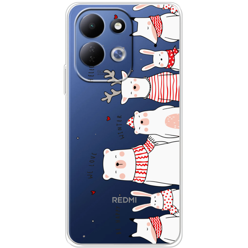 Прозорий чохол BoxFace Xiaomi Redmi 17 The Friendly Beasts