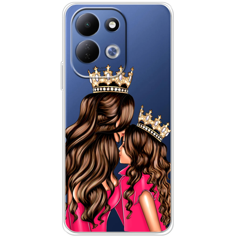 Прозорий чохол BoxFace Xiaomi Redmi 17 Queen and Princess