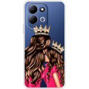 Прозорий чохол BoxFace Xiaomi Redmi 17 Queen and Princess