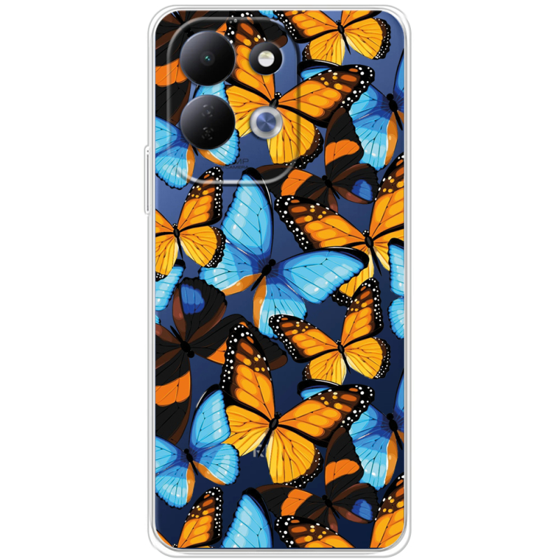 Прозорий чохол BoxFace Xiaomi Redmi 17 Butterfly Morpho