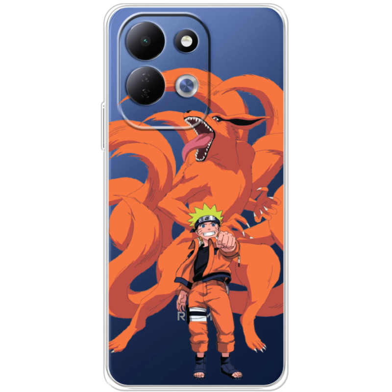 Прозорий чохол BoxFace Xiaomi Redmi 17 Naruto and Kurama