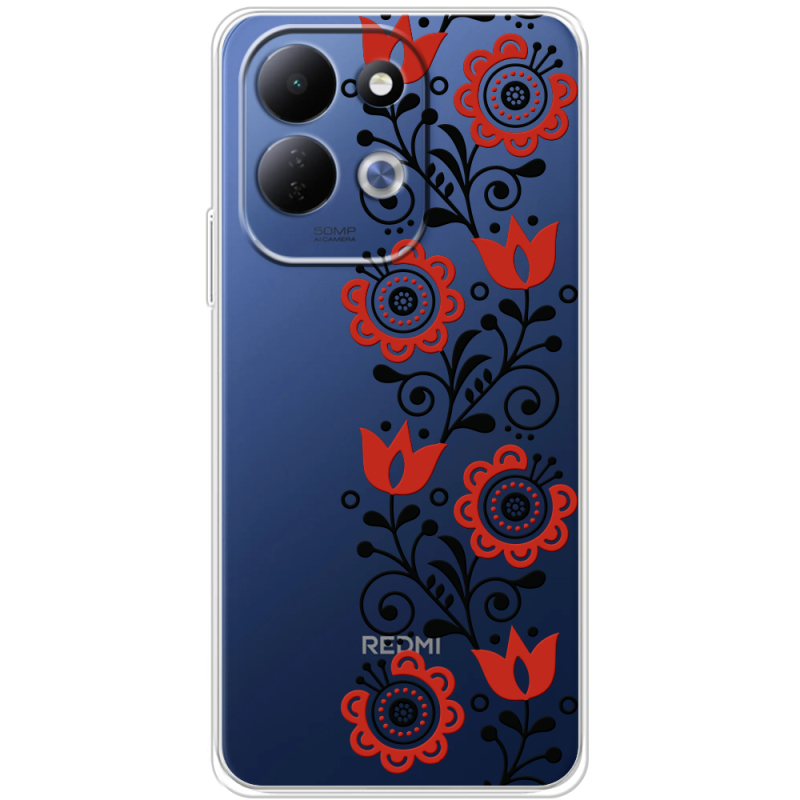 Прозорий чохол BoxFace Xiaomi Redmi 17 Ethno Ornament