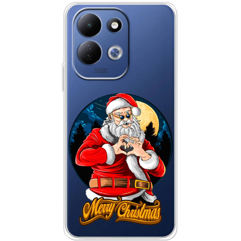Прозорий чохол BoxFace Xiaomi Redmi 17 Cool Santa