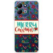 Прозорий чохол BoxFace Xiaomi Redmi 17 Vintage Christmas Pattern