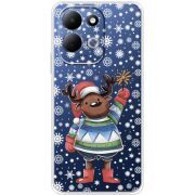 Прозорий чохол BoxFace Xiaomi Redmi 17 Christmas Deer with Snow