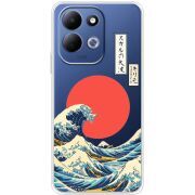 Прозорий чохол BoxFace Xiaomi Redmi 17 Большая волна в Канагаве