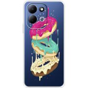 Прозорий чохол BoxFace Xiaomi Redmi 17 Donuts