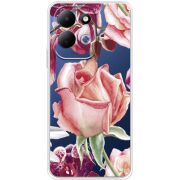 Прозорий чохол BoxFace Xiaomi Redmi 17 Rose