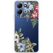 Прозорий чохол BoxFace Xiaomi Redmi 17 Floral