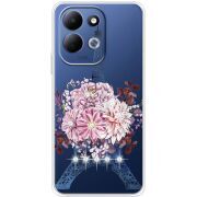 Чохол зі стразами Xiaomi Redmi 17 Eiffel Tower