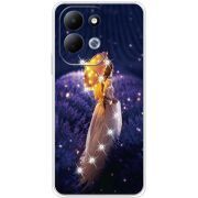 Чохол зі стразами Xiaomi Redmi 17 Girl with Umbrella