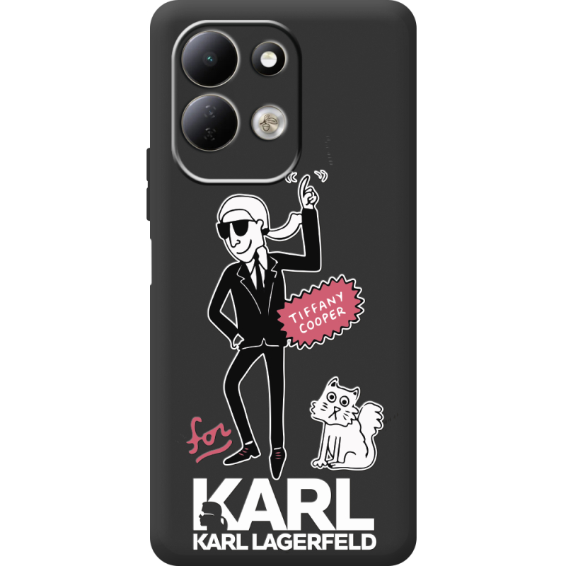 Чорний чохол BoxFace Xiaomi Redmi 17 For Karl