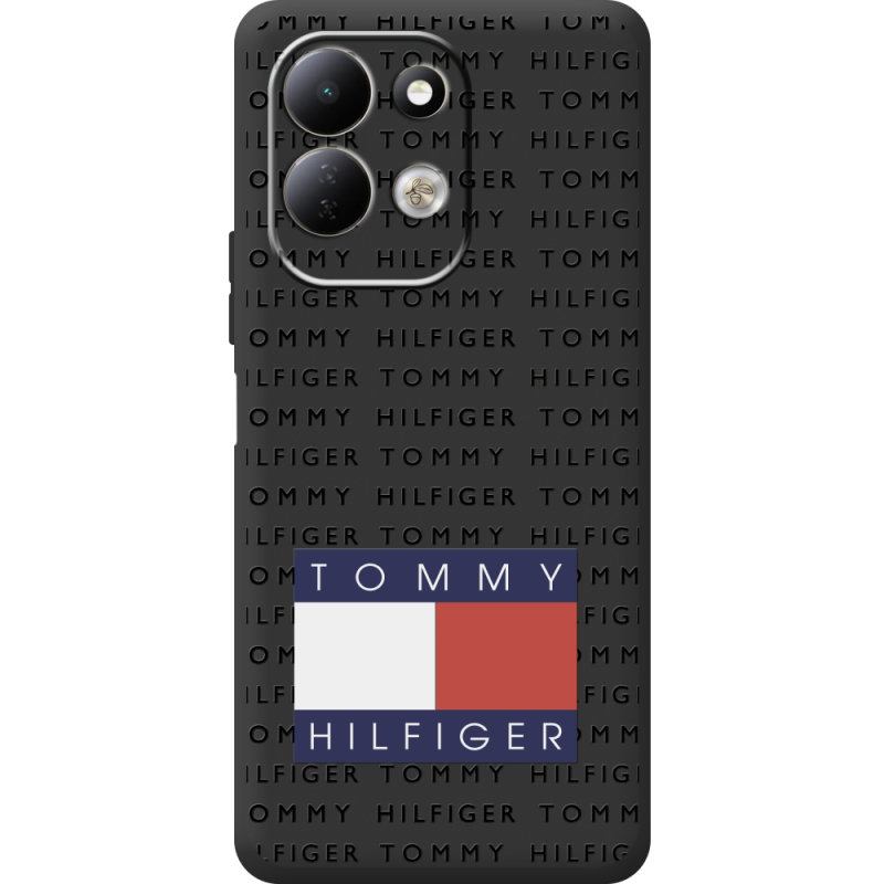 Чорний чохол BoxFace Xiaomi Redmi 17 Tommy Print