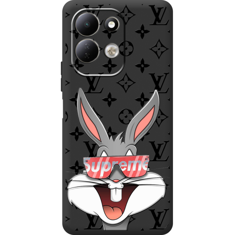 Чорний чохол BoxFace Xiaomi Redmi 17 looney bunny