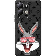 Чорний чохол BoxFace Xiaomi Redmi 17 looney bunny