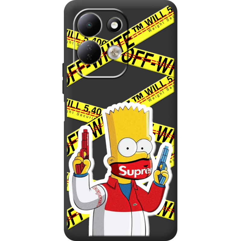 Чорний чохол BoxFace Xiaomi Redmi 17 White Bart