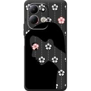 Чорний чохол BoxFace Xiaomi Redmi 17 Flower Hair