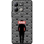 Чорний чохол BoxFace Xiaomi Redmi 17 Man Pattern