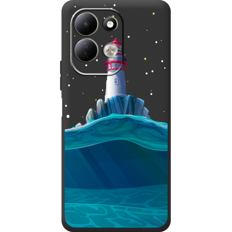 Чорний чохол BoxFace Xiaomi Redmi 17 Lighthouse