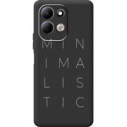 Чорний чохол BoxFace Xiaomi Redmi 17 Minimalistic