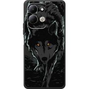 Чорний чохол BoxFace Xiaomi Redmi 17 Wolf