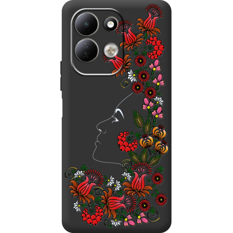 Чорний чохол BoxFace Xiaomi Redmi 17 3D Ukrainian Muse