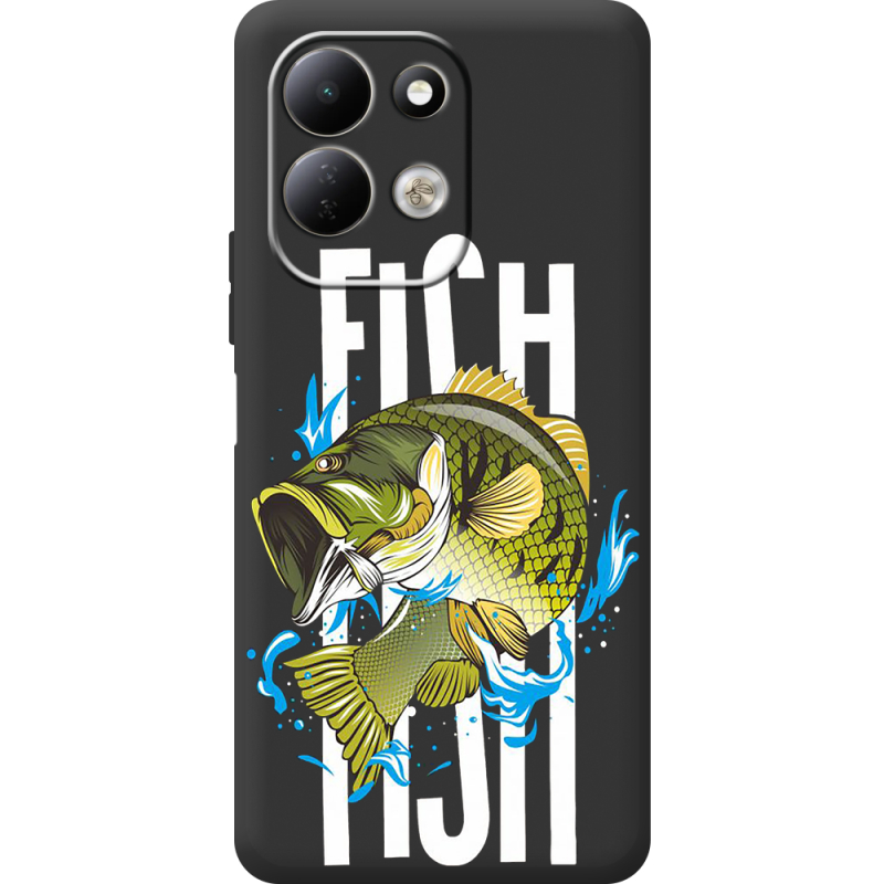 Чорний чохол BoxFace Xiaomi Redmi 17 Fish