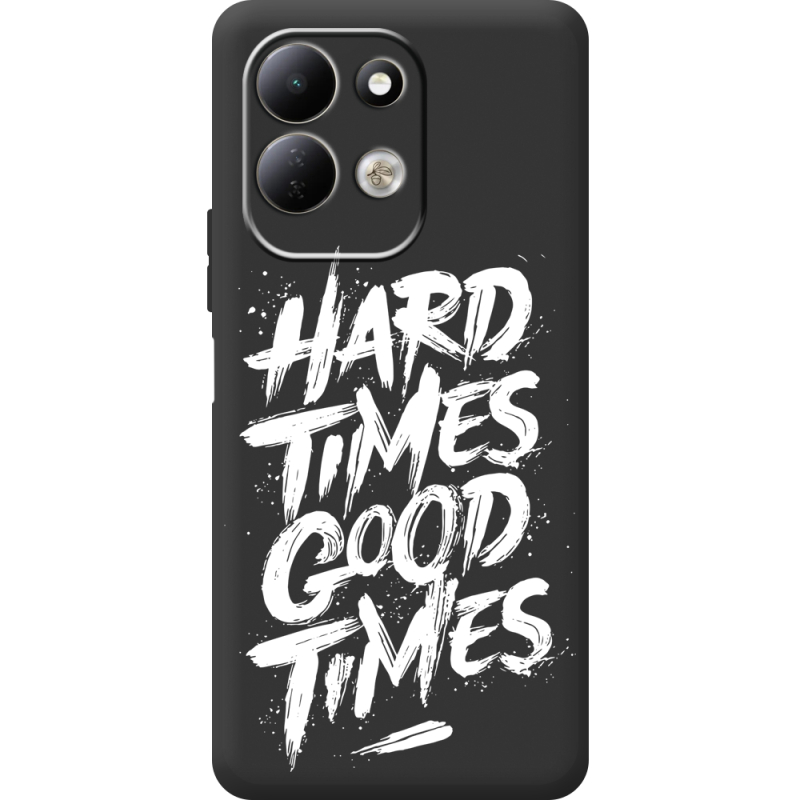 Чорний чохол BoxFace Xiaomi Redmi 17 Hard Times Good Times